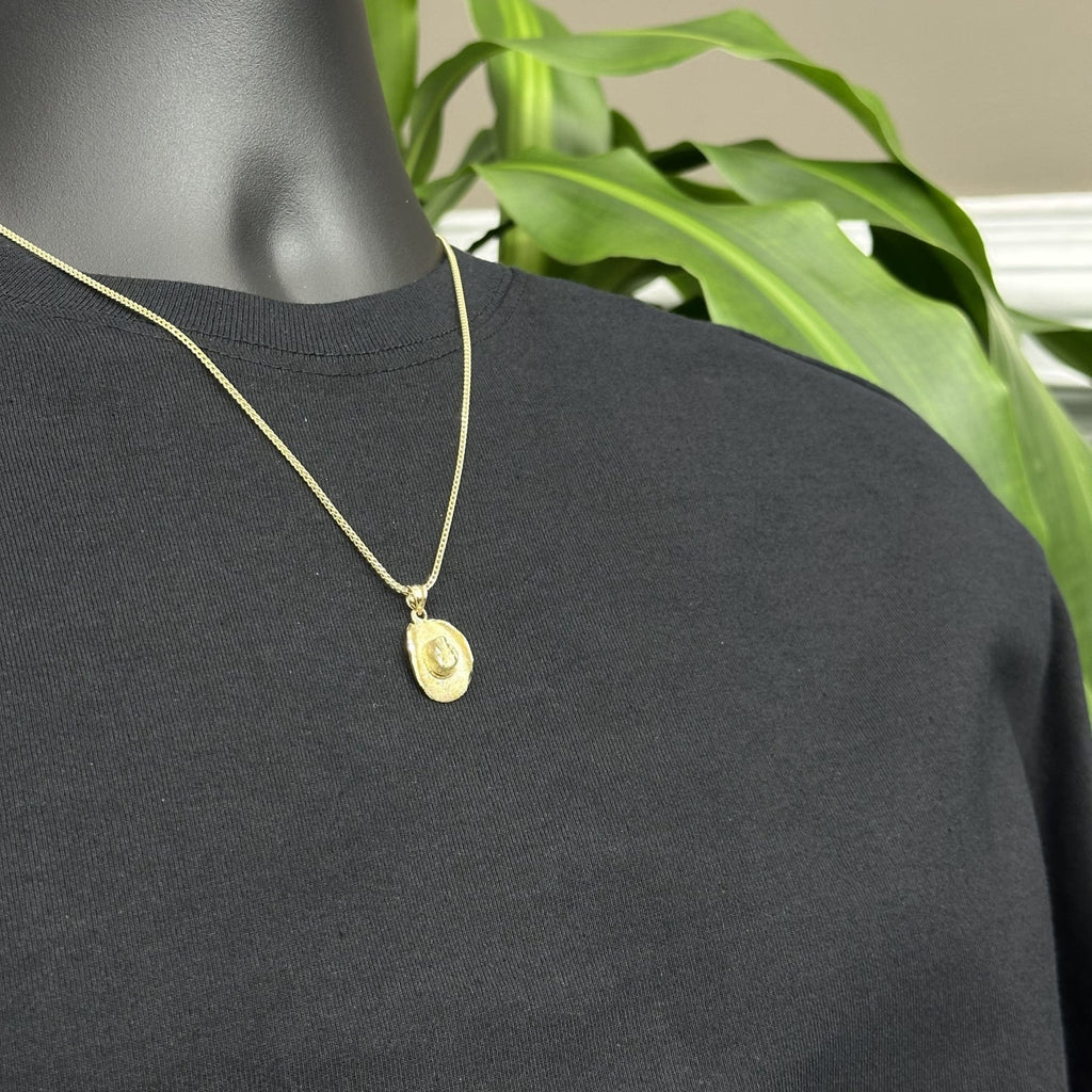 10K Solid Gold Charm Hat Small Size