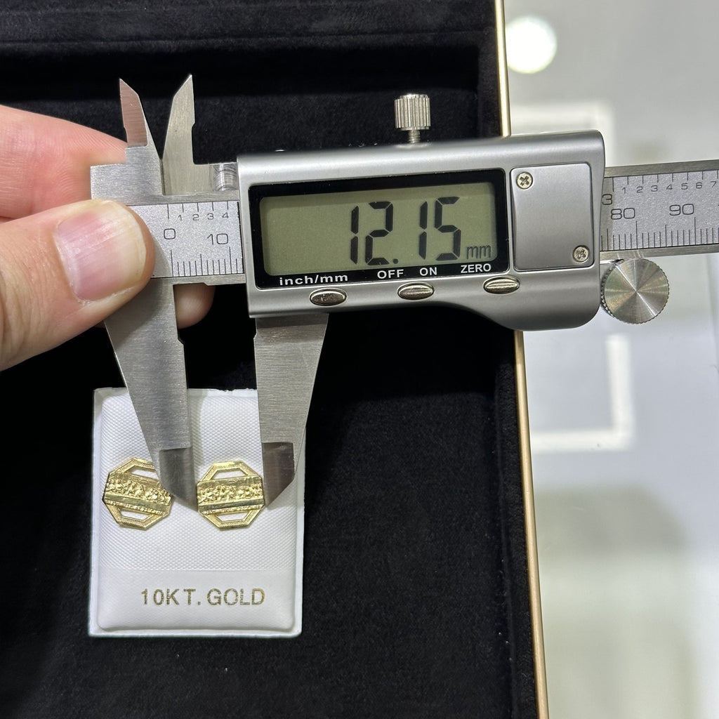 10k Gold Earrings Last Supper Medium Small Size Male Female Kids