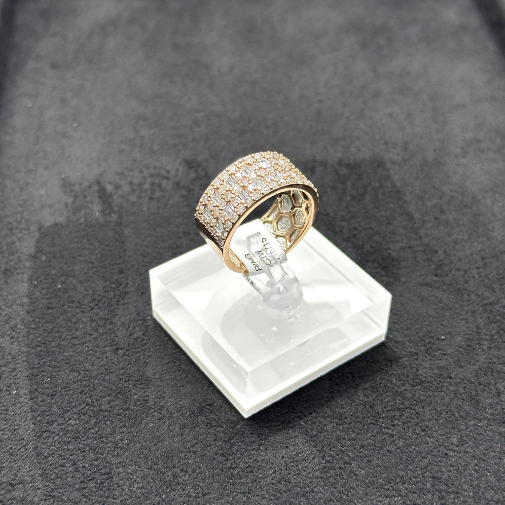 10k Rose Gold Diamond Ring