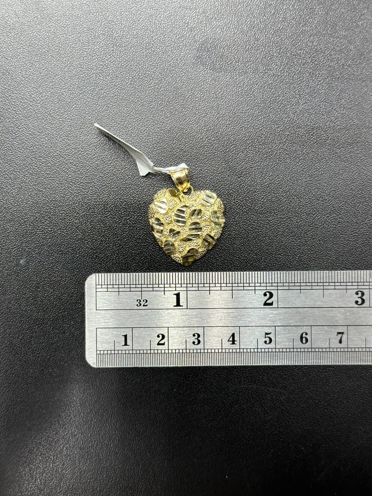 Gold Heart Nugget 10k Real Solid Gold