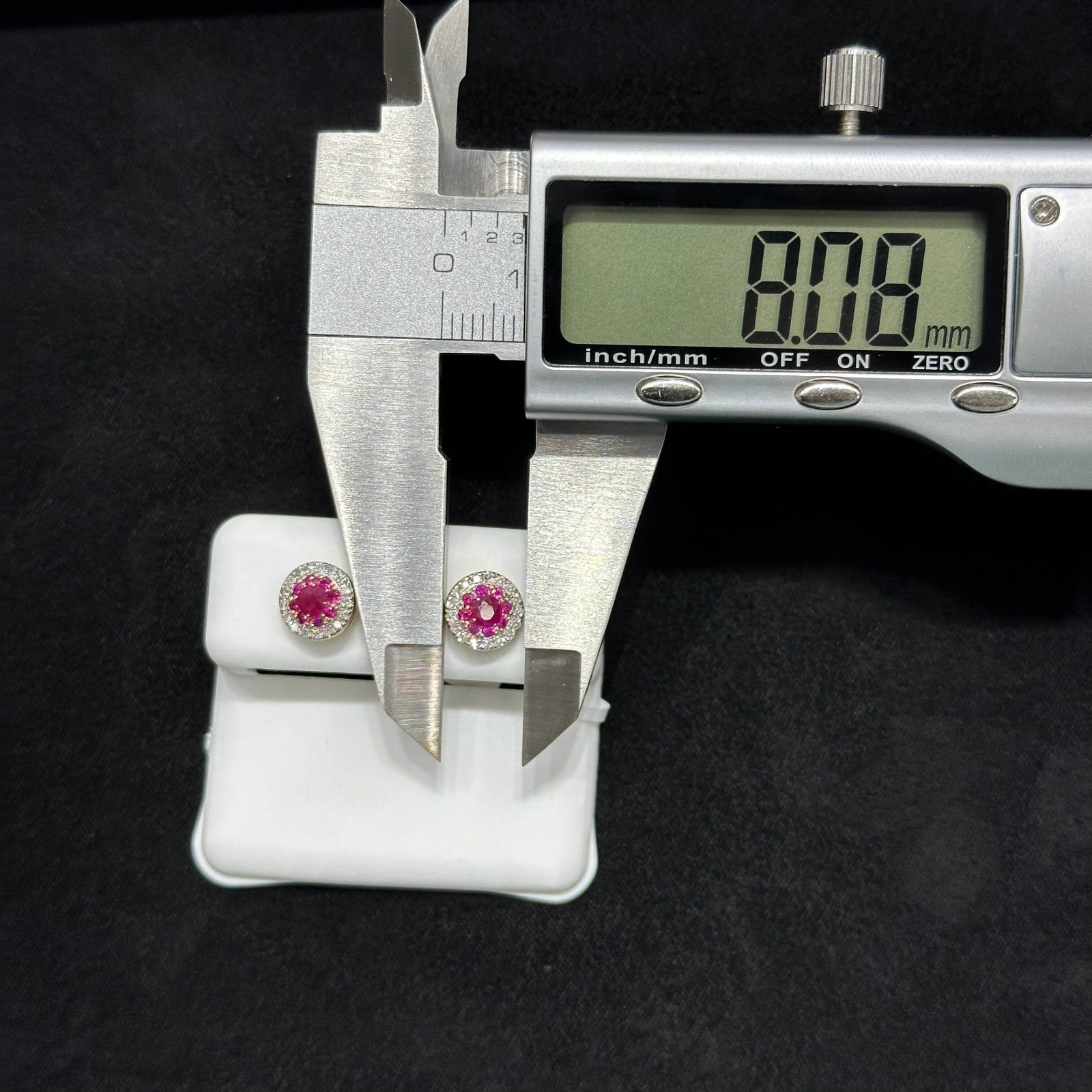 Genuine Natural Diamond Stud Earrings (.71 CTW) 14k Real Gold