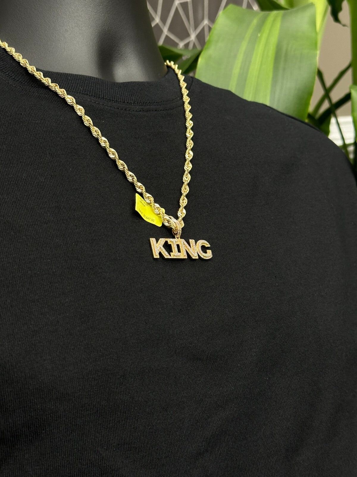 King Charm 10k Real Gold 0.68 ctw Natural Diamond