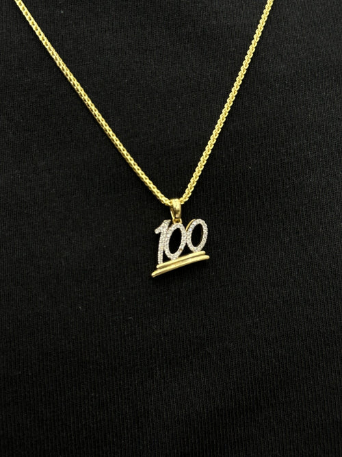 10k Gold Charm 0.3ctw Natural Diamond