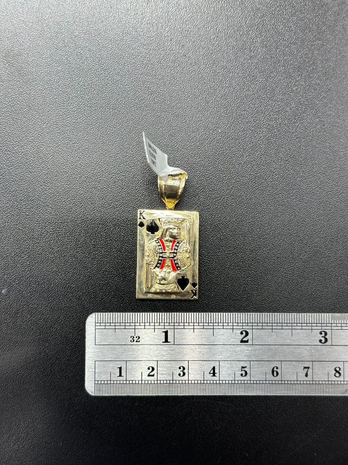 10K Gold Charm King Card
