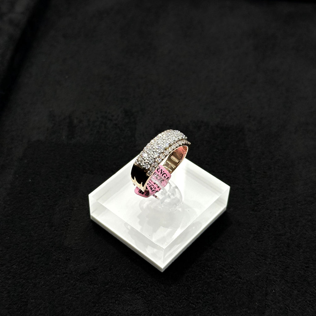 10k Rose Gold Diamond Ring