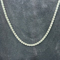 Diamond Cut 925 Sterling Silver Ice Chain Necklace for Men & Women | Italian Silver